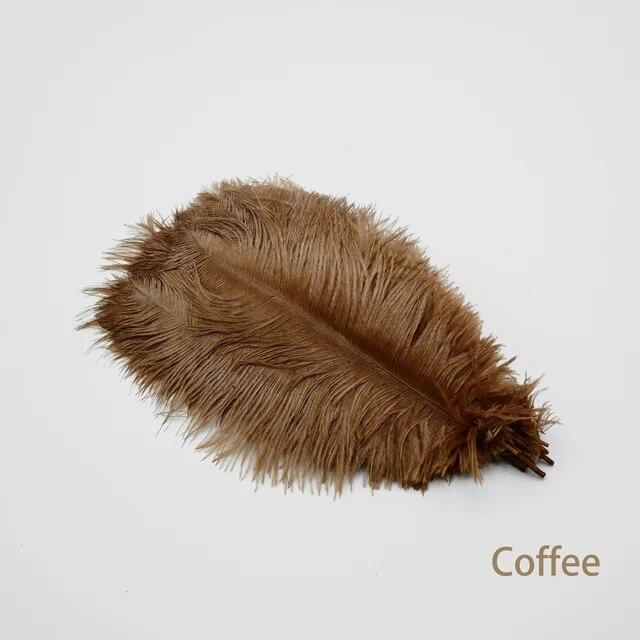 20 шт./лот, натуральные белые страусиные перья, аксессуары ручной работы, свадебные украшения для дома, Марди Гра, красочные плюмы, деко