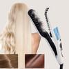 Portable Steam Hair Straightener Brush Heating Hot Hair Combs Dual Voltage Titanium Curling Iron Steam Flat Iron