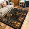 Bee Art Gallery Pattern Rug Floor Mat for Living Room or Bedroom Soft and Comfortable Carpet a Gift for Birthday and Holiday.