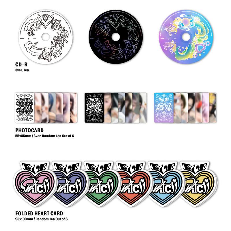 IVE THE 2nd EP [IVE SWITCH] (ON Ver. / OFF Ver. / SPIN-OFF Ver. / LOVED IVE Ver.)