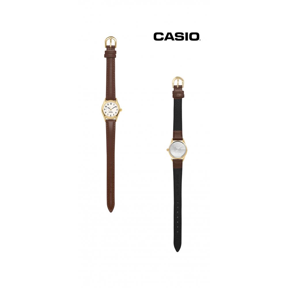 Casio Ltp 1094q 7b9rdf  Ltp 1094q 7b9  Аналоговые Студенческие Женские Кожаные Часы Dolphin