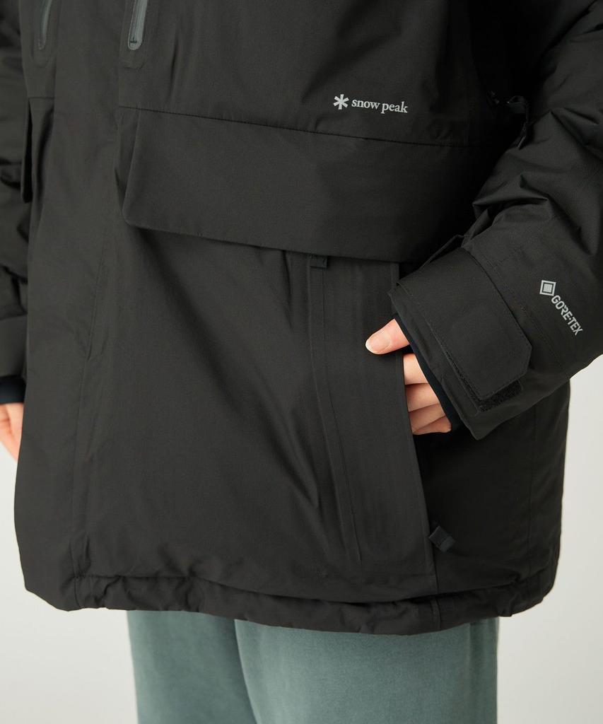 Snow Peak Weatherproof Down Jacket Outerwear Jacket Down Padded BLACK L GORE-TEX JK-25AU006 Men's Women's