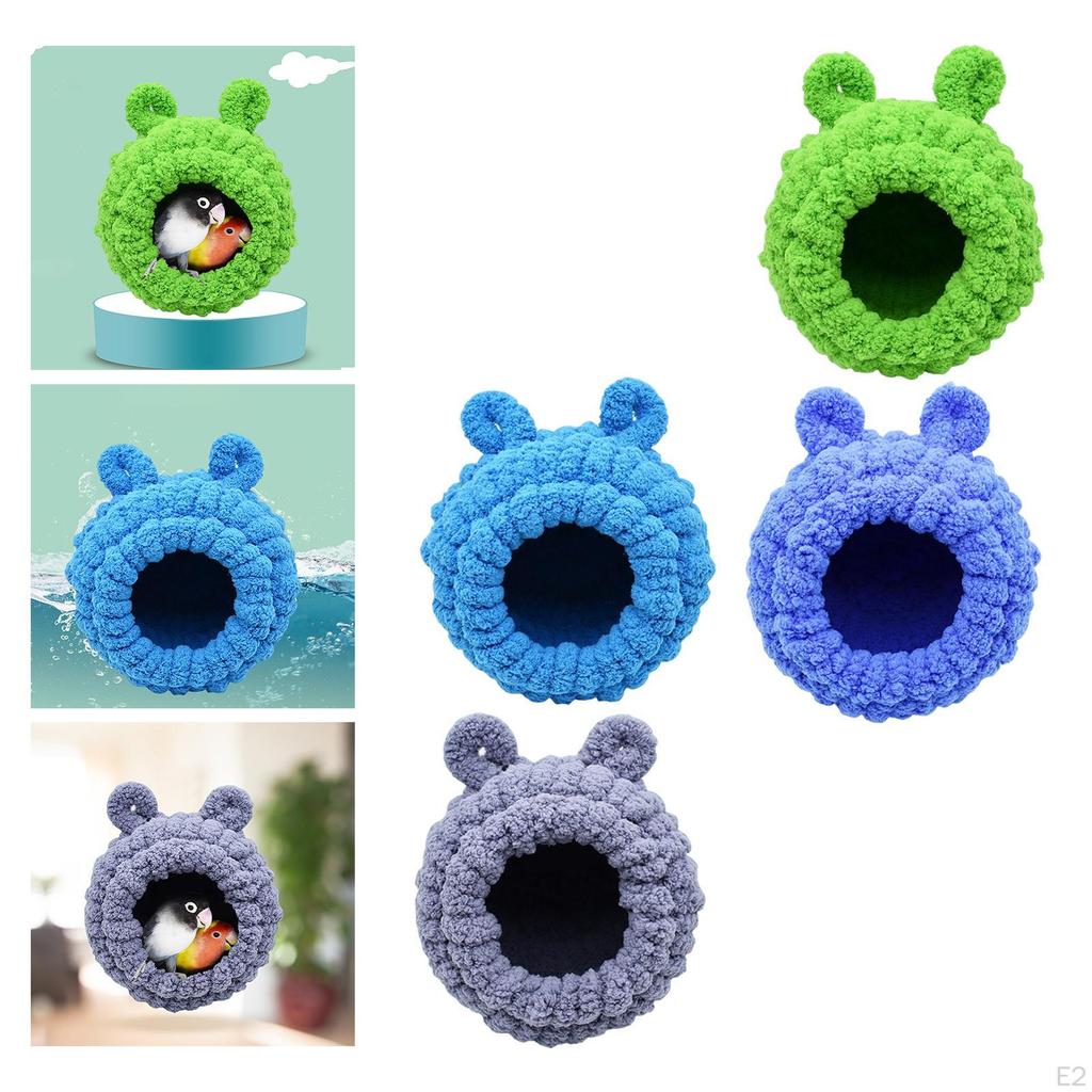 Милое Теплое Гнездо Клетка для Птиц Попугая Гамак Игрушечный Домик Пещера для Крыс Кровать