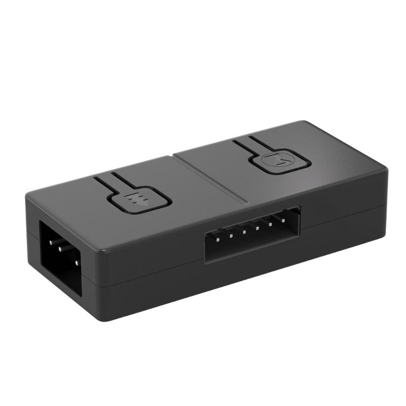 Конвертер 5V 3Pin ARGB в 12V 4Pin ARGB Конвертер 5V ARGB в 12V ARGB Ручной контроллер Передача Вентилятор корпуса