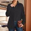 Women's Autumn and Winter New Wave Texture Loose Fashion Shirt Top