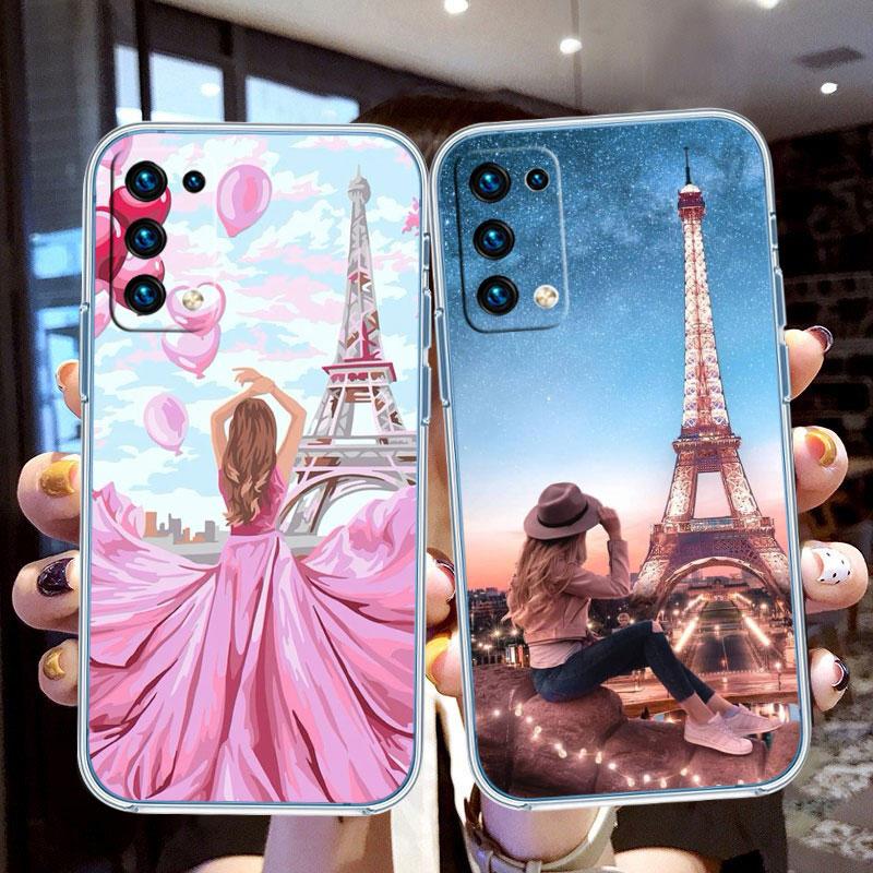 IK52 Paris Eiffel tower Case for Motorola G10 G20 G30 G31 G32 G34 G35 G41 G42 G50 G51 G52 G55 G60 G60S G62 G71 G72 G75