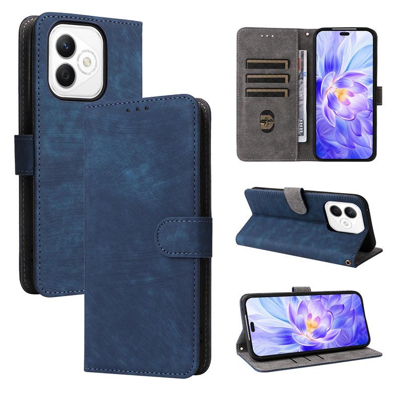 Чехол-книжка для Honor X60i 5G/Honor Play 9T Pro из искусственной кожи с полной защитой корпуса [с блокировкой RFID]