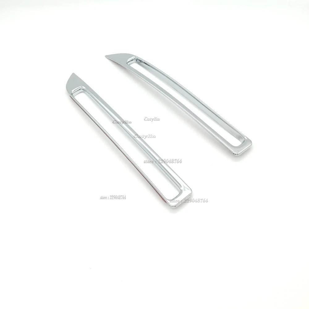 For Honda Vezel HR-V E:HEV Chrome Front Rear Fog Light Foglight Lamp Cover Trim Bumper Decoration Car Styling
