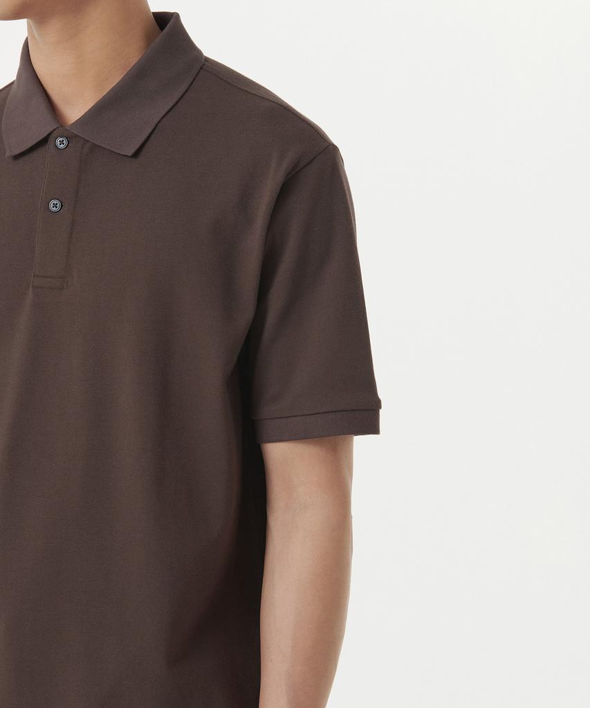 MUSINSA STANDARD [Cooltandard] Pique Polo Shirt [Dusty Brown]