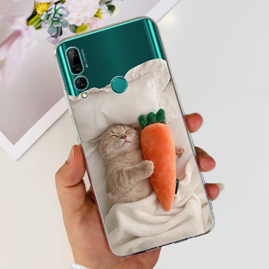 Чехол для Huawei Y9 Prime 2019 STK-L21 STK-L22 Новый модный окрашенный чехол Прозрачный силиконовый чехол для чехла телефона Huawei Y9 Prime 2019