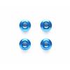 Tamiya TRF Series 4mm Aluminum Serration Wheel Nuts (blue/4 Pieces) 42143