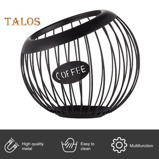 Держатель для чашки K для прилавка. Металлическая корзина для хранения капсул для кофе. Большой вместительный органайзер для чашек K для Keurig Nespresso Vertuo. Органайзер для кофейной станции. Чайный пакетик.