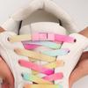 Press Lock Shoelaces No Tie Shoe Laces Without Ties Elastic Laces Sneaker Flat Rainbow Shoelace for Shoes Adults Kids