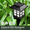 Solar Garden Lights Outdoor Waterproof Pathway Decor Warm White LED Yard Lawn Camping Decorative Landscape Lighting Easy Install