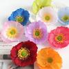5/10/20 шт. 7,5 см Шелковые искусственные головки мака для свадебной вечеринки, украшения дома, комнаты, аксессуары для DIY, искусственные цветы, поделки