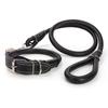 Strong PU Pet Dog Collar Leash for Medium Large Dogs Round Rope Traction Belt Golden Retriever Chain Leads mascotas Accessories