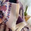 Classic Floral Print Polyester Scarf for Women - Thick Warm Shawl with Short Fringe - Weekend Casual Decorative Wrap - Windproof, Woven Craftsmanship