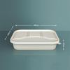 Corn Starch 4-Compartment Takeaway Containers