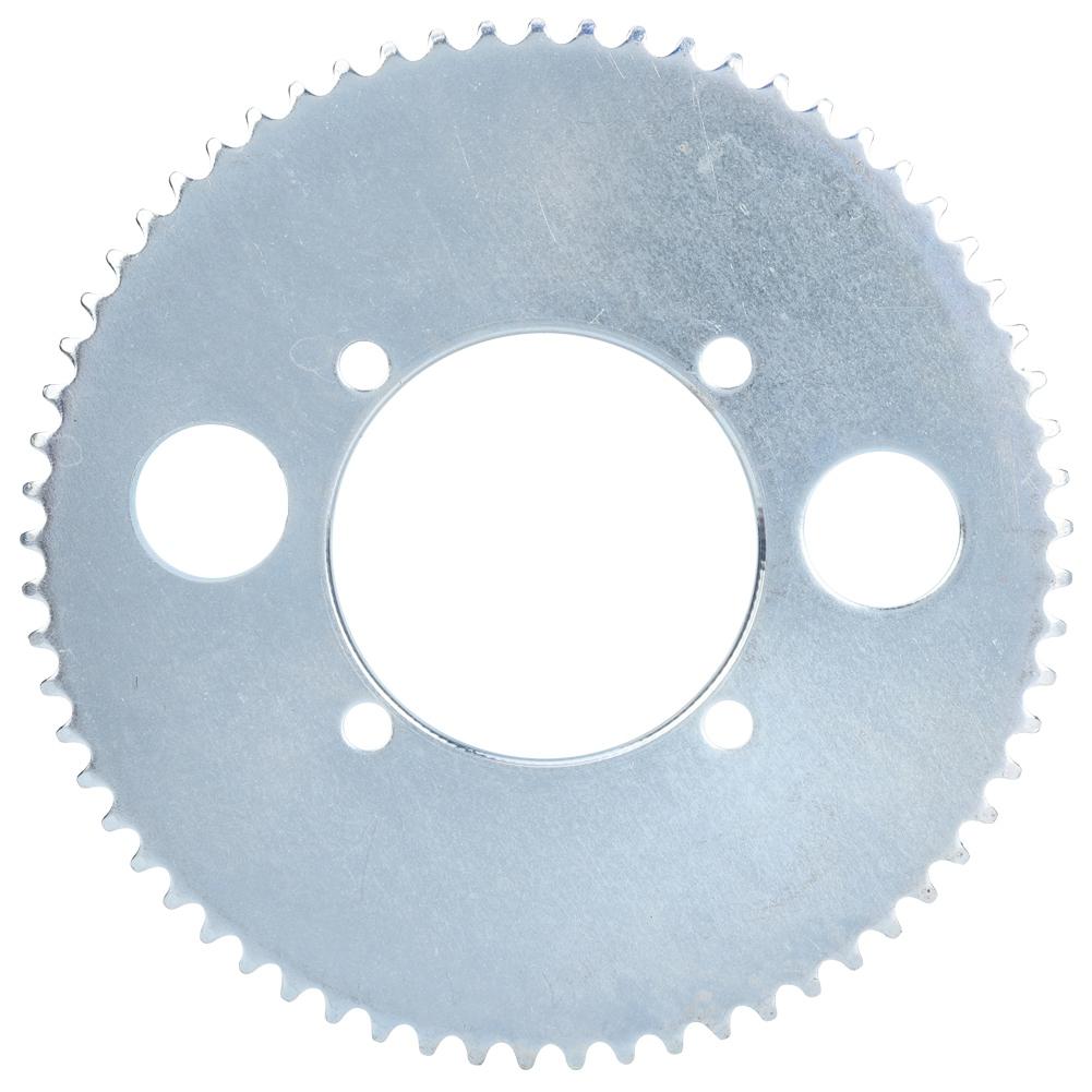 Звездочка для электросамоката 65 зубьев Цепь 4 отверстия Шатунная шестерня Пластина для цепи 25H