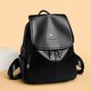 Texture Soft Leather Backpack Female Korean Version of The Trend Double Shoulder Back Large Capacity Backpack for Women