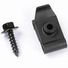 Self Tapping Screw Clips Car Bumper Carbon Steel Fasteners 20pcs Nylon Durable Set for Auto  Shield Panel Fixing