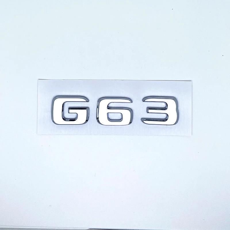 2017 Flat Letters G63 G65 V8 Biturbo V12 Biturbo Emblem for Mercedes Benz W463 Car Side Fender Trunk Nameplate Logo Sticker UO2