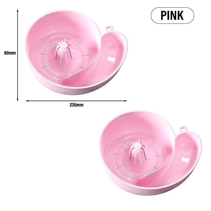 Новая корзина для слива фруктов в форме улитки, многоразовая кухонная миска для мытья овощей, многофункциональные инструменты для автоматической ротации и очистки