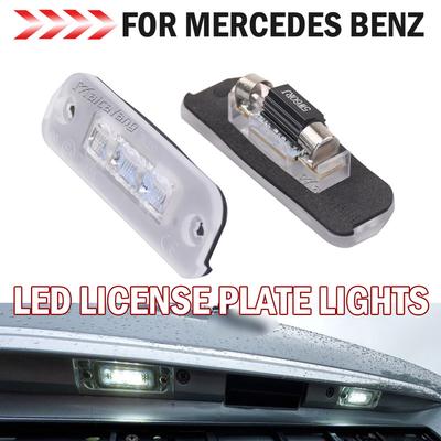 Задний белый светодиодный фонарь подсветки номерного знака для Mercedes Benz R-Class W251 V251 ML-Class W164 W163 GL-Class X164