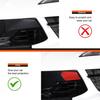 Red Carbon Fiber Car Door Radar Cover Trim Sticker For For Corvette C8 20-25