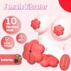 Silicone Nipple Vibrator Clamps BDSM Toy 10 Vibration Modes Lightweight Invisible Adult Toy for Women Couples