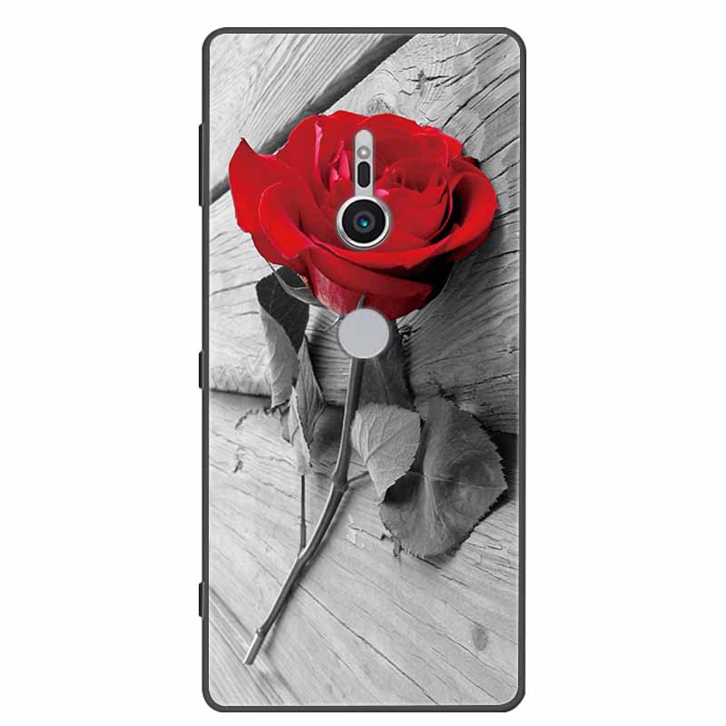 Чехол для Sony Xperia XZ1 XZ2 XZ3 Чехол Силиконовый Расписной Мягкий Задние Крышки Телефона для Sony XZ2 Compact Премиум Защитный Funda Capa