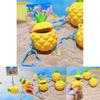 Stitch Summer Beach Collection Pineapple Silicone Keychain With Cute Character Design For Kids And Teens