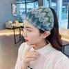 Elegant Non Slip Wide Side For Girls Mesh Korean Head Wrap Leaves Lace Headband Women Hairbands