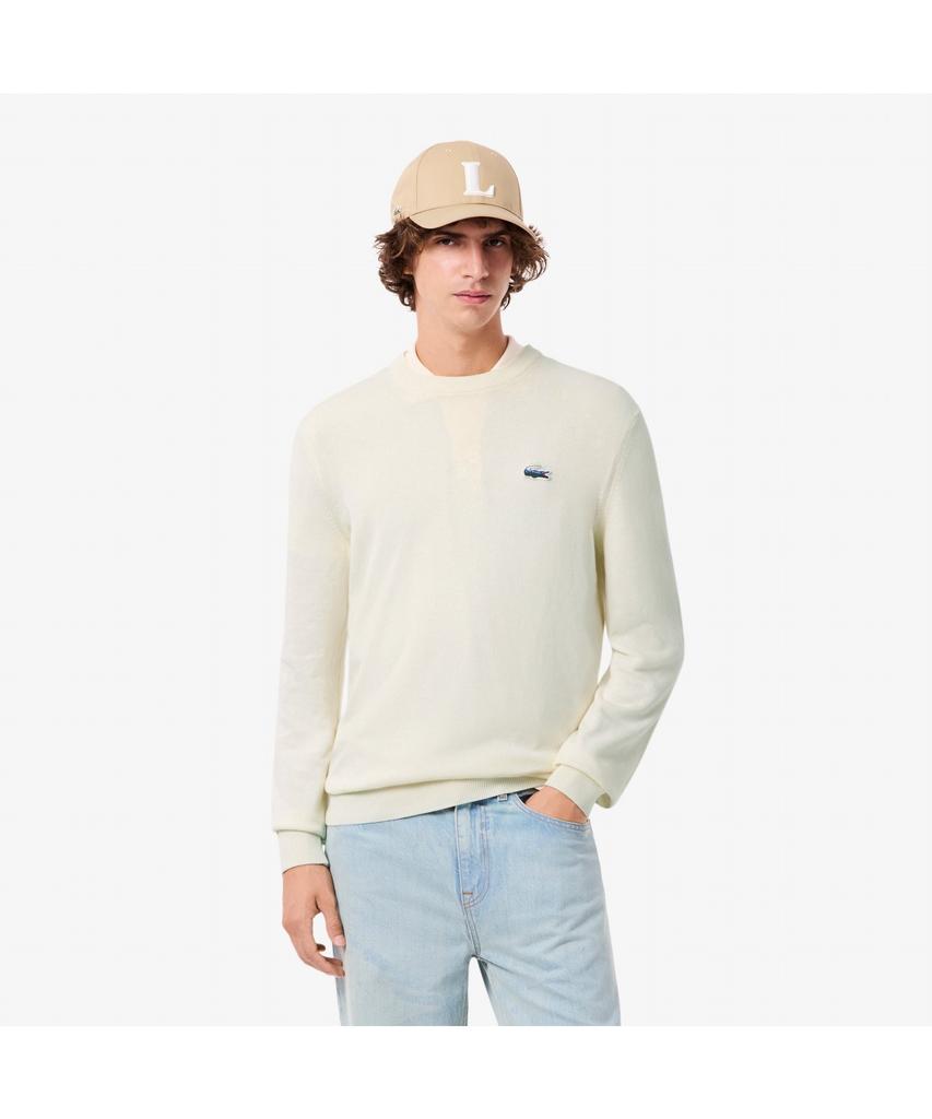 Мужской праздничный джемпер LACOSTE с круглым вырезом Croc Ah5415-55N 70V