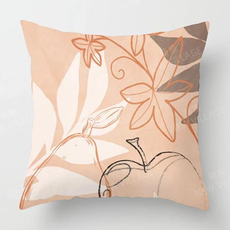 Скандинавский Осенний Домашний Декор Осеннее Украшение Наволочка для Подушки Диванная Наволочка Современная Гостиная