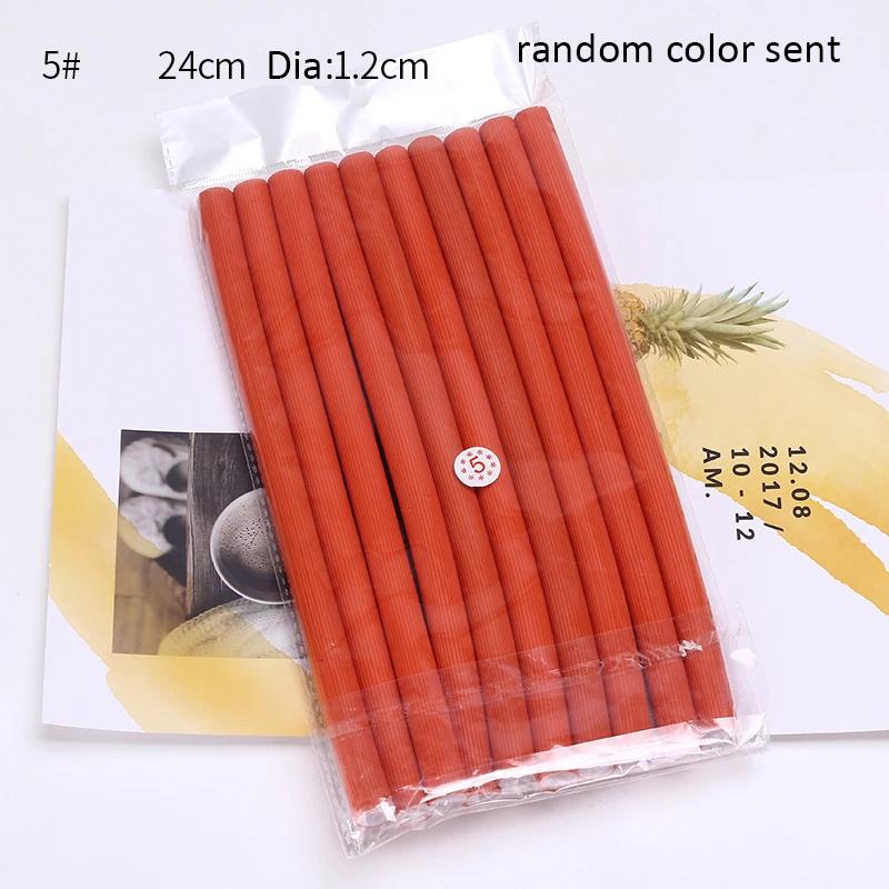 10 шт. гибкие щипцы для завивки волос, бигуди для волос, мягкая пена, изгибающиеся кудри, гибкие ролики, инструменты для укладки волос, валик для волос без нагрева