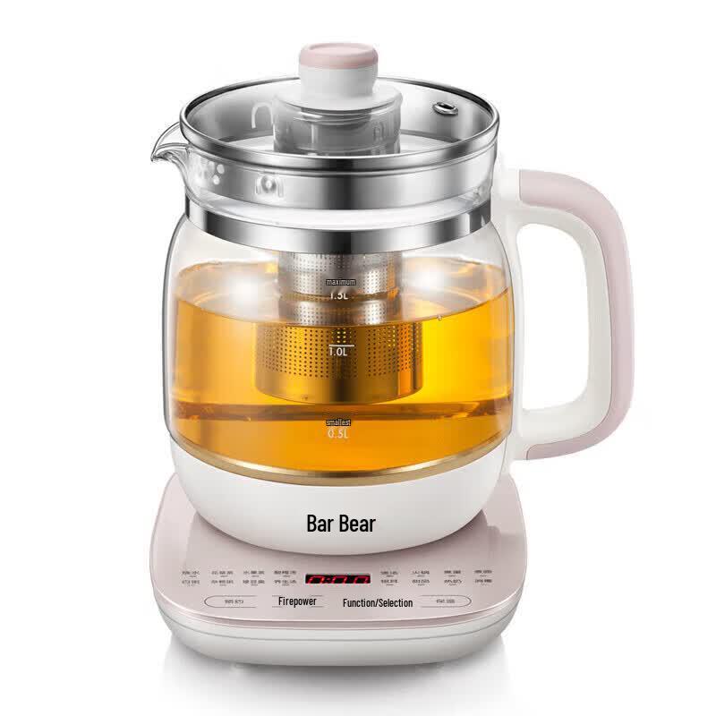 Bear 1.5L Glass Health Pot CN plug (adapter included)