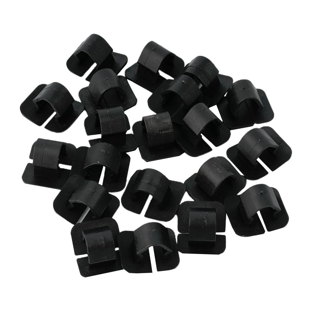 20pcs For Volvo 9182822 Engine Hood Insulation Pad Clips Nylon Lining Fixer Retainer Mountings Automobile Accessories