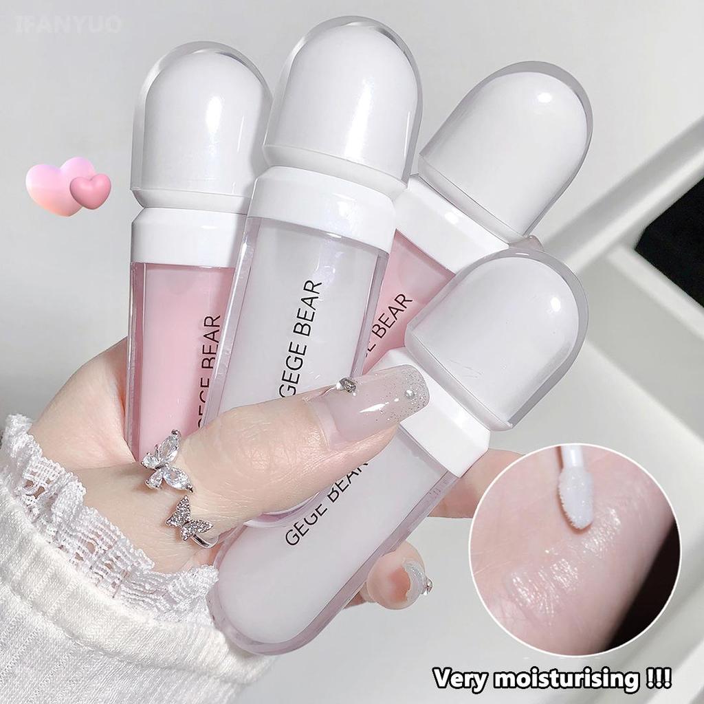 Clear Lip Gloss Lip Oil Lip Plumping Base Hydrating Moisturising Lip Care Liquid Lip Balm Lip Makeup Lips Jelly Glaze