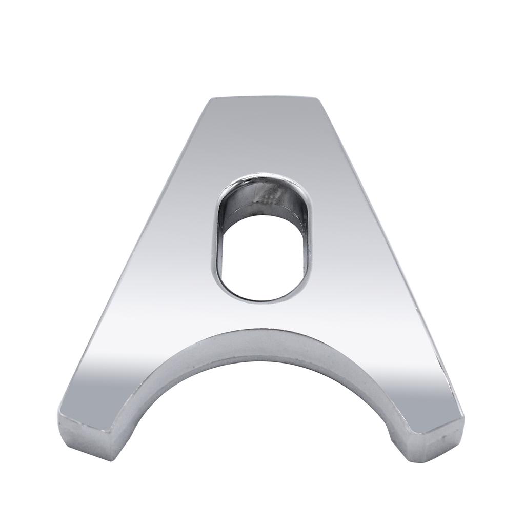 Chrome Steel Distributor Clamp Hold Down with Screw SBC BBC Replacement for CHEVY DISTRIBUTORS V8