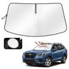 Upgraded Sunshade and Heat Blocking Cartist Front Sunshade for Subaru Forester SK Series 5th Windshield Shade Compatible with 2018 Present UV Custom