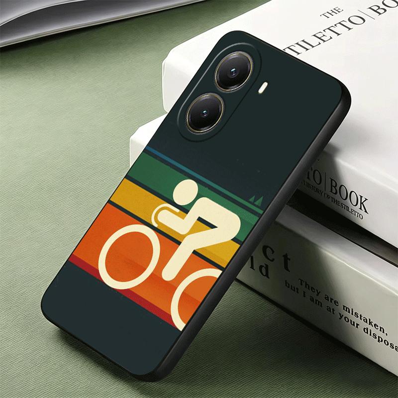Мягкий спортивный чехол для телефона с изображением велосипеда для Xiaomi Poco X5 X6 X7 X8 Pro Max X3 F7 F8 Ultra M8 M7 M6 M5 Redmi 15 15C 14C 13C 12C X4 F