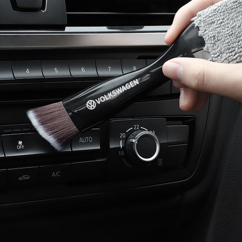 For VW Car Conditioning Air Outlet Cleaning Brush Interior Brush Washer For VW Volkswagen Golf Polo Passat Jetta Interior Mouldings JR2 ES1
