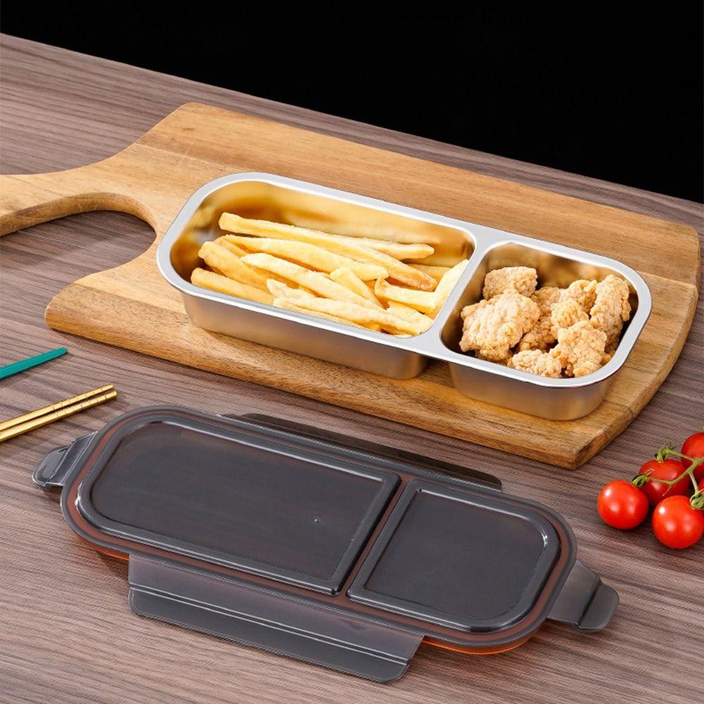 Leak-proof Food Storage Container 2/3 Grids Fruit Food Fresh Box  Kids Gift