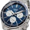 Casio Standard Quartz Men's Watch MTP-1374D-2A3V Multi-Axis 24-Hour Display Blue Overseas Model