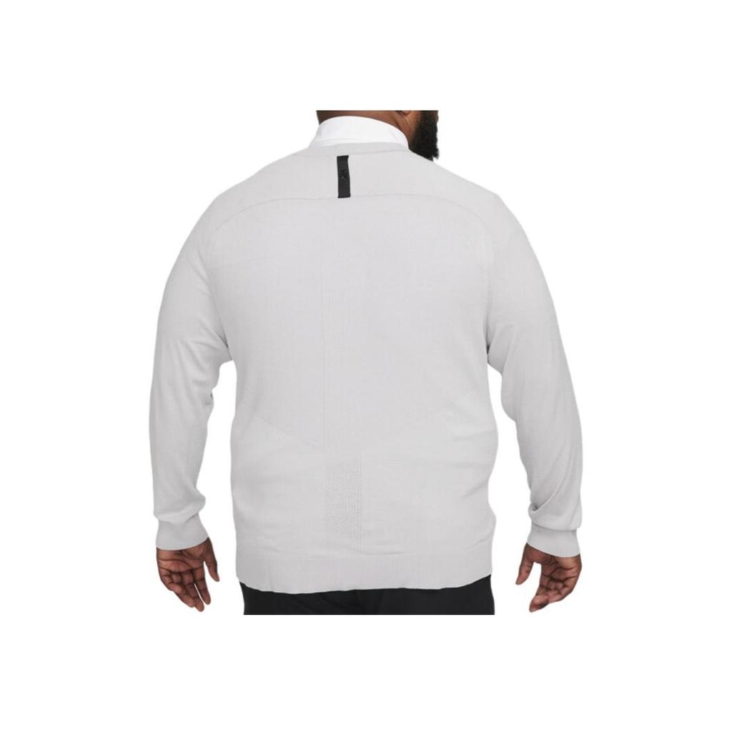 Nike Solid Color Logo Print Crewneck Sweatshirt Men Tops Gray DR5291-077