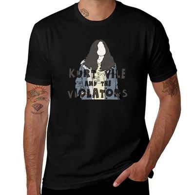 Футболка Kurt Vile and the Violators мужская футболки высокое качество люксовый бренд футболки для мужчины хлопок мягкая футболка