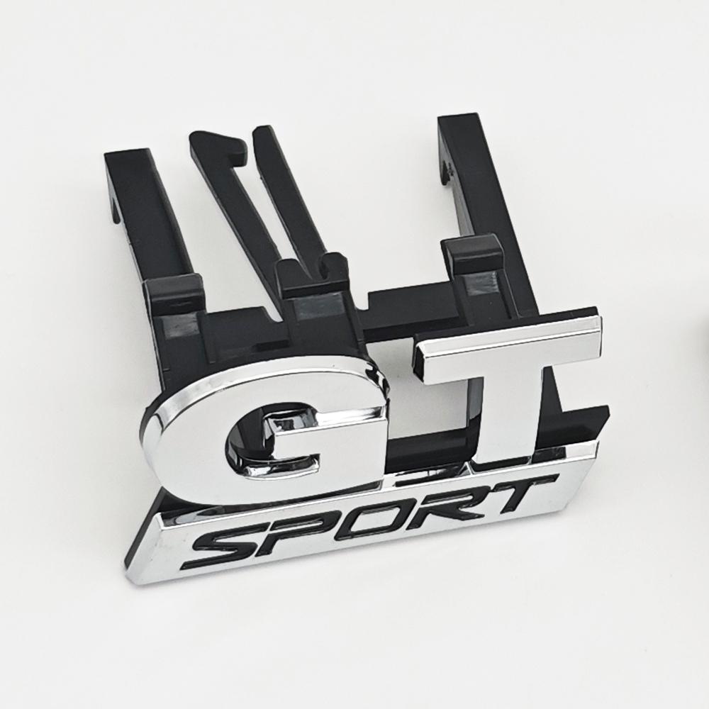 For VW Volkswagen Jetta MK5 Golf 3D ABS Logo GT Sport Emblem Car Front Grille Badge Sticker For Volkswagen VW Polo Golf 5 6 MK5