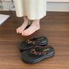 Thick-soled Flip-flops Shoes Women's Shoes Wear 2025 New Summer Soft-soled Sandals Beach Slippers