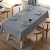 Simple Waterproof Oil Proof Heat-resistant Easy Wipe Clean Rectangular Round Table Cover Kitchen Dining Living Room PVC Tablecloth